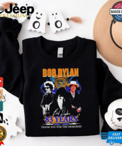 Official Bob dylan 83 years 1941 2024 thank you for the memories T shirt