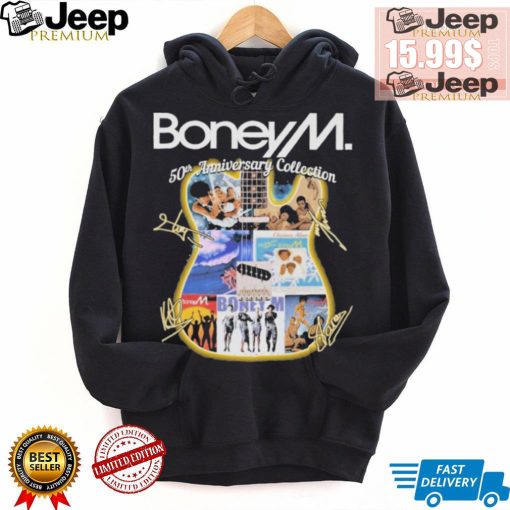 Official Boney M 50th Anniversary Collection Signatures shirt