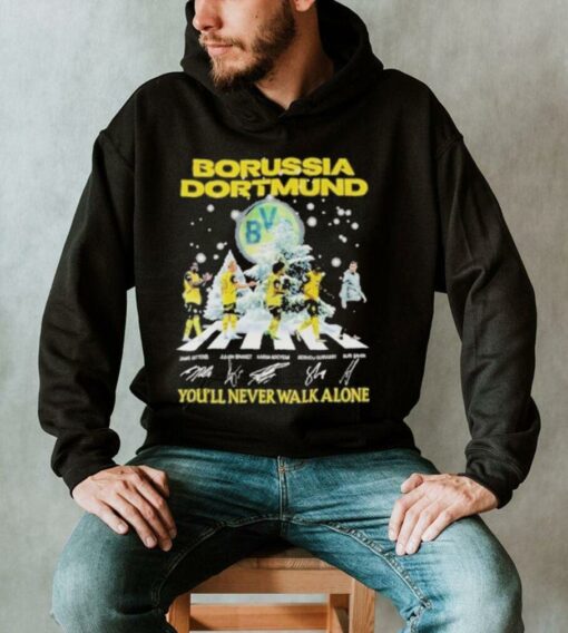 Official Borussia Dortmund – Celebrate Christmas With You’ll Never Walk Alone T Shirt