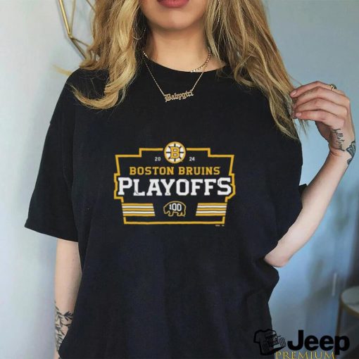 Official Boston Bruins 2024 Playoffs 100 Shirt