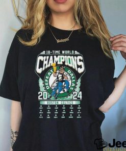 Official Boston Celtics 18 Time World Champions 1975 2024 shirt