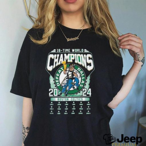 Official Boston Celtics 18 Time World Champions 1975 2024 shirt