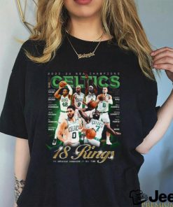 Official Boston Celtics 2023 24 NBA Champions 18 Rings The Greatest Franchise of All Time Poster Shirt