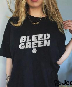 Official Boston Celtics Basketball Bleed Green Shirt