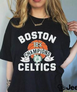 Official Boston Celtics Homage 18 time Nba Finals Champions Shirt