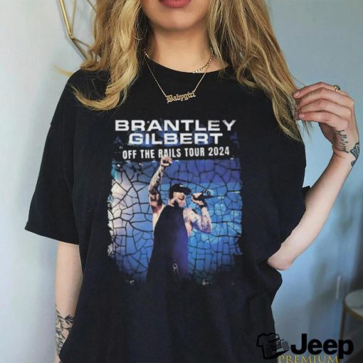 Official Brantley Gilbert Off The Rails Tour 2024 t shirt