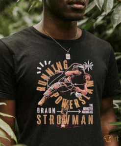 Official Braun Strowman Powerslam Black T shirt