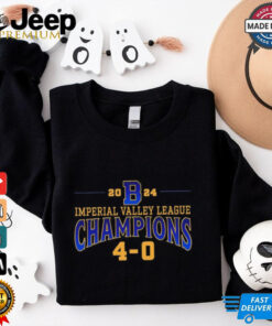 Official Brawley Wildcats 2024 IVL Imperial Valley League Champions 4 0 t shirt