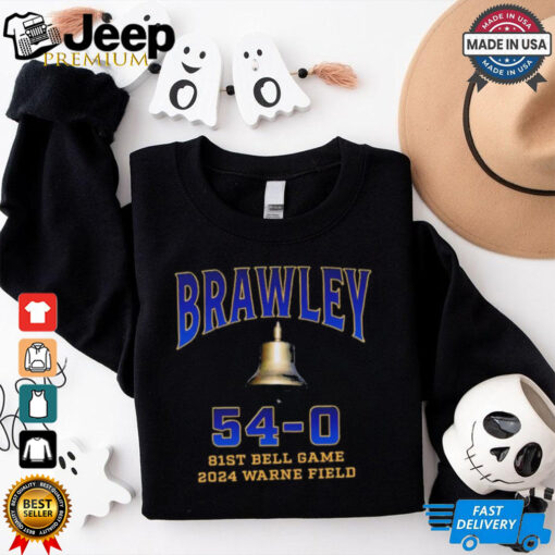 Official Brawley Wildcats 81st Bell Game 2024 Warne Field 54 – 0 t shirt