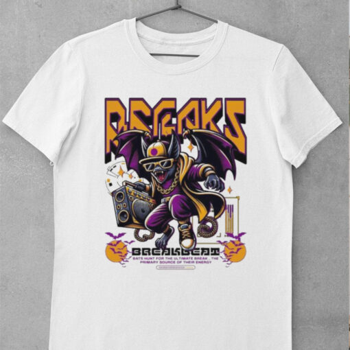 Official Breakbeat Bat Breaks Bats Hunt For The Ultimate Break The Primary Source Of Their Energy Shirt