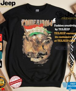 Official Budapest Powerwolf Wolfsnächte Tour 2024 shirt