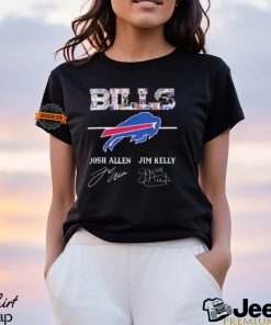 Official Buffalo Bills Josh Allen and Jim Kelly Signatures shirt