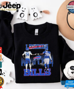 Official Buffalo Bills Legends Thurman Thomas Bruce Smith T Shirt