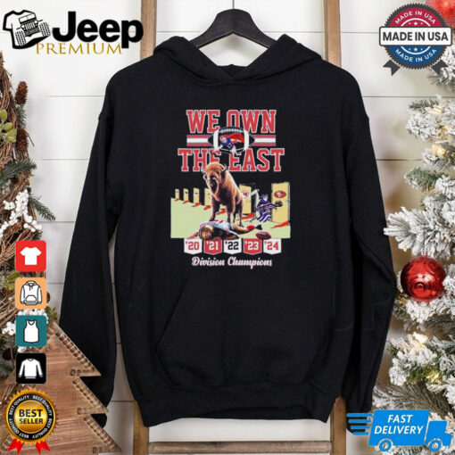 Official Buffalo Bills We Own The East Division Champions Since 2020 To 2024 T Shirt