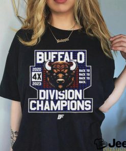 Official Buffalo Division Champions Back To Back To Back To Back 2020 4X 2023 Shirt