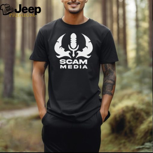 Official Bullish Scam Media black t shirt