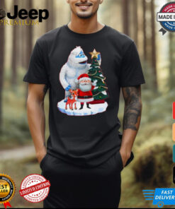 Official Bumble Rudolph And Santa Exclusive Rudolph The Red Nosed Reindeer Christmas Shirt