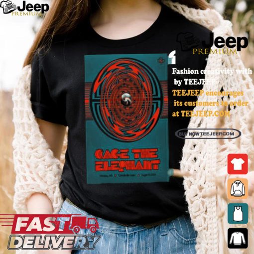 Official Cage The Elephant Aug 10 2024 Canada Life Centre in Winnipeg MB Poster Unisex T Shirt