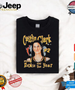 Official Caitlin Clark 72 2024 Rookie Of The Year Basketball T shirt