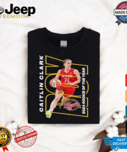 Official Caitlin Clark Indiana Fever 2024 Wnba Rookie Of The Year Shirt