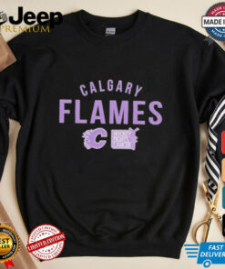 Official Calgary Flames Richmond Resilient Hockey Fights Cancer Shirt