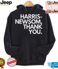 Official Callmeshivy Harris Newsom Thank You Shirt