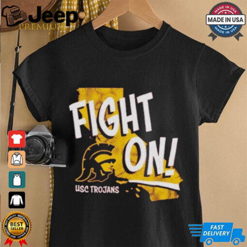 Official Cardinal USC Trojans Fight On T Shirt