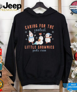 Official Caring For The Coolest Little Snowmies Peds Crew Christmas 2024 T Shirt