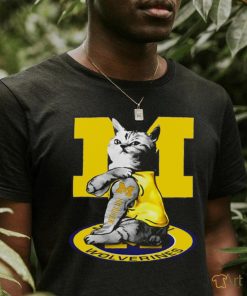 Official Cat I love Michigan Wolverines shirt