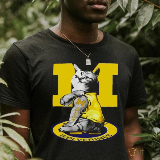 Official Cat I love Michigan Wolverines shirt