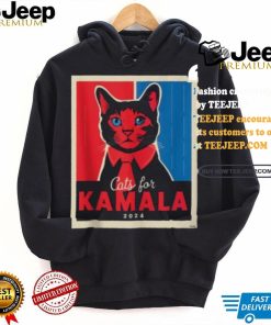 Official Cats For Kamala Harris Feline Lover Supporter Shirt