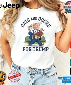 Official Cats and Ducks for Trump 2024 Kittens and Ducks for Trump T Shirt