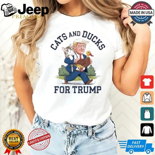 Official Cats and Ducks for Trump 2024 Kittens and Ducks for Trump T Shirt