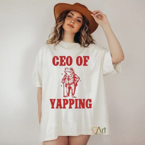 Official Ceo Of Yapping Frog T shirt