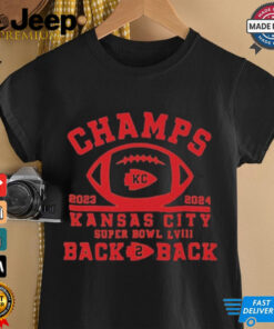 Official Champs 2023 2024 Kansas City Super Bowl LVIII Back 2 Back Shirt