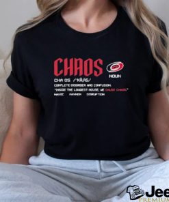 Official Chaos Carolina Hurricanes Definition Shirt