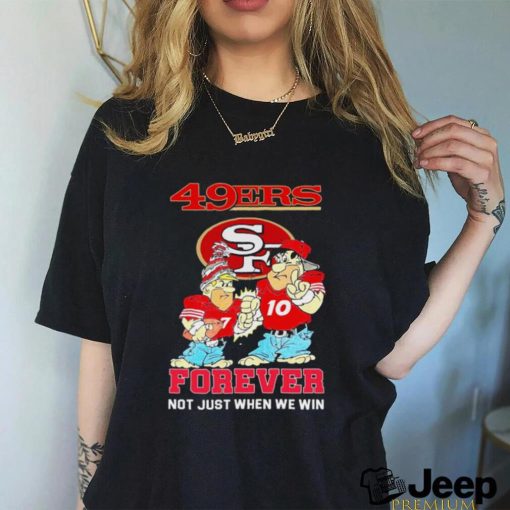 Official Charvarius Ward and Jimmy Garoppolo cartoon SF 49ers forever not just when we win shirt