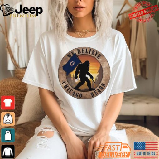 Official Chicago Bears 12 We Believe Bigfoot 2024 Shirt