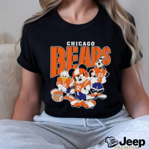 Official Chicago Bears Mickey Donald Duck And Goofy Football Team 2024 T shirt