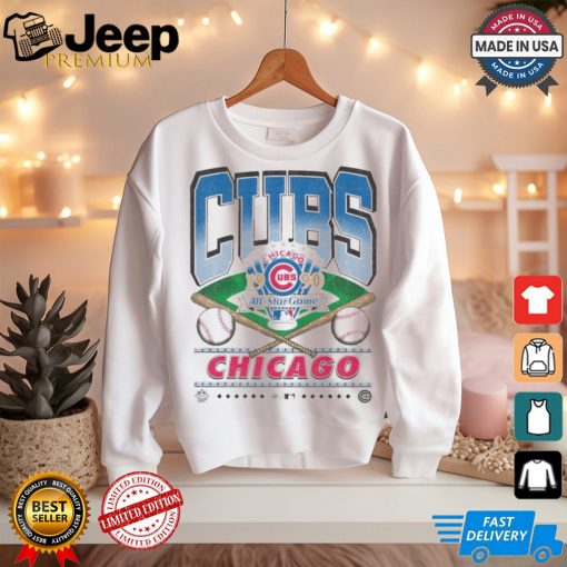 Official Chicago Cubs White Straight Shot 47 Franklin Fashion Shirt