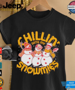 Official Chiefs Chillin’ With My Snowmies Christmas Shirt