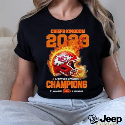 Official Chiefs Kingdom 2023 AFC West Division Champions 8th Straight and Counting Shirt