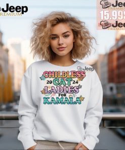 Official Childless cat ladies for Kamala 2024 T shirt