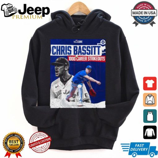 Official Chris Bassitt Toronto Blue Jays 1000 Career Strikeouts shirt