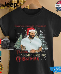 Official Christmas Carols By Candlelight Please Come Home For Christmas Shirt