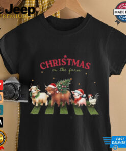 Official Christmas On The Farm Christmas Shirt