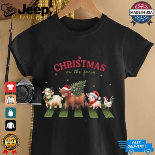 Official Christmas On The Farm Christmas Shirt