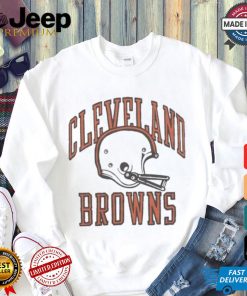 Official Cleveland Browns White Helmet T shirt