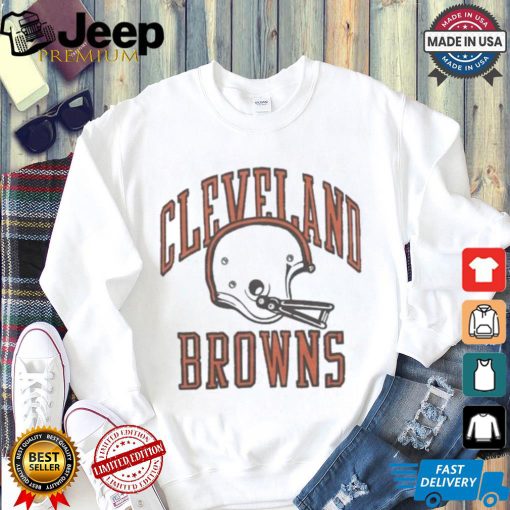 Official Cleveland Browns White Helmet T shirt