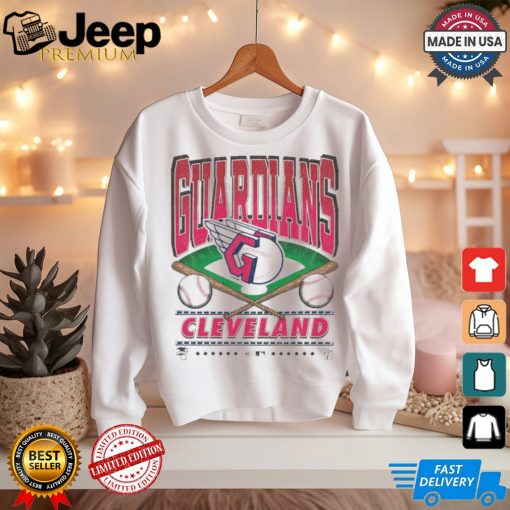 Official Cleveland Guardians White Straight Shot 47 Franklin Fashion Shirt